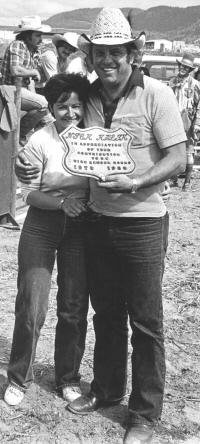 Barbara Eden and Nick Kalyk